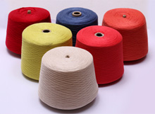 有色兔絨混紡紗線